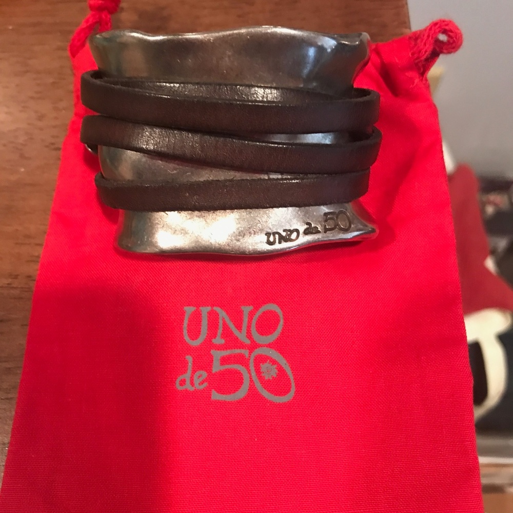 Uno de 50 Ibiza Silver plate bracelet,